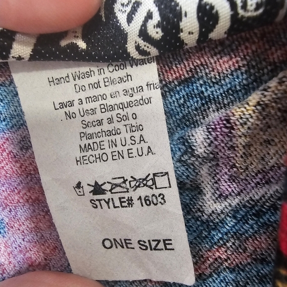 Lucky & Blessed Wrap Shawl One‎ Size Black Fringe Stretchy Fall Southwestern - Picture 5 of 8